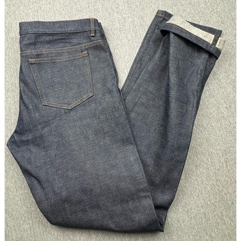 A.P.C. APC Selvedge Jeans Petit Standard Denim Men's Sz 36 Fit 38x37 Button Fly